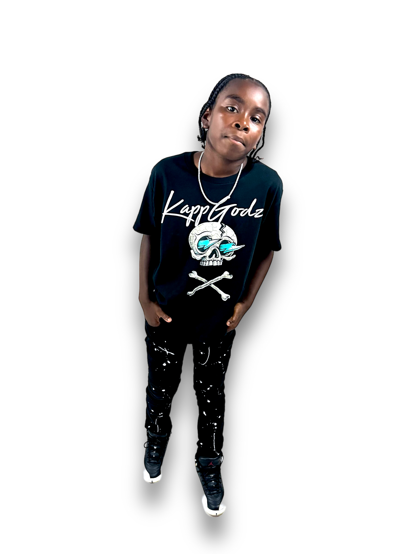 KappGodz Reign Of Skulls Kids T-shirt - KappGodz Apparel