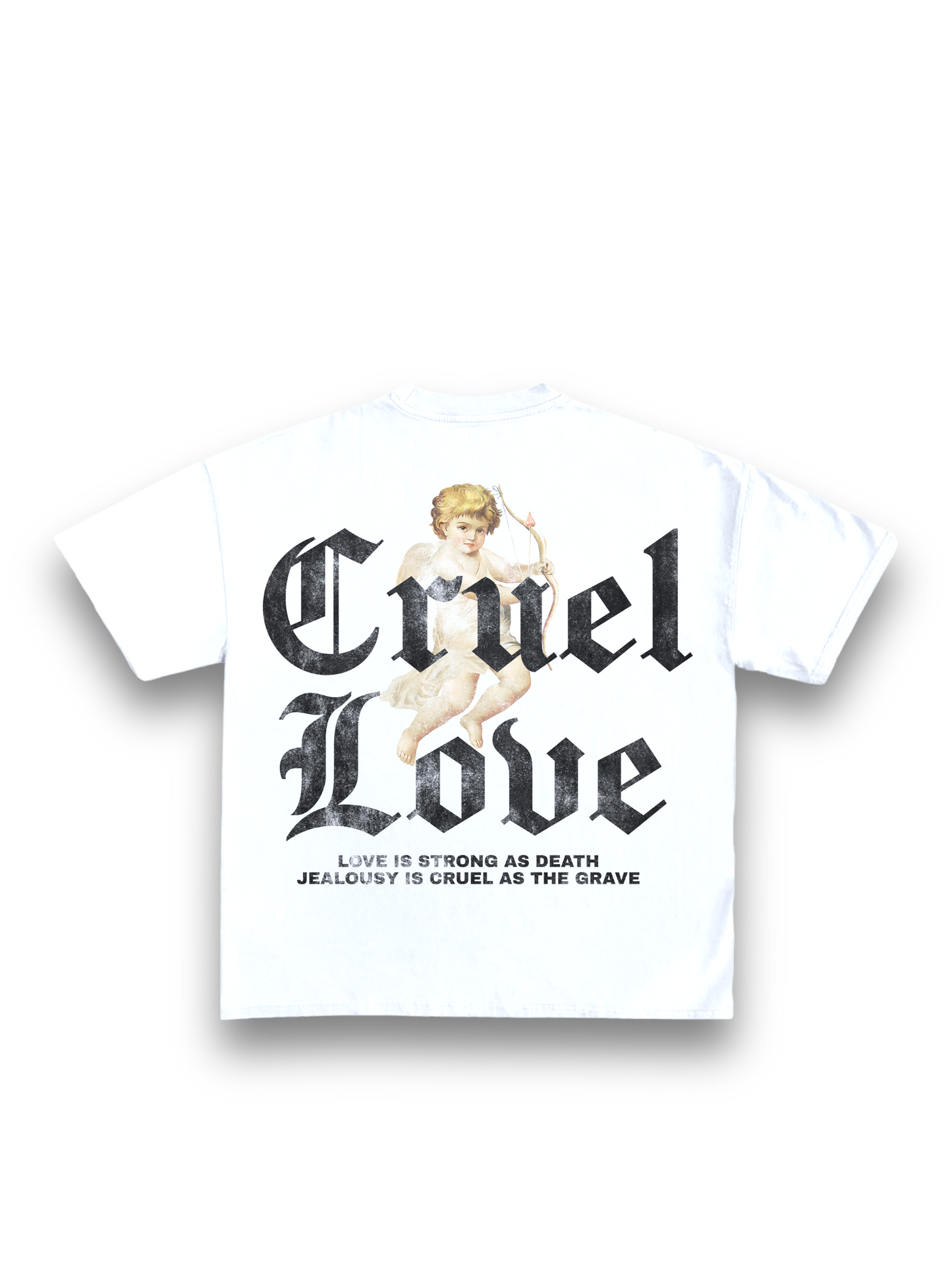 KappGodz Cruel Love T-shirt- White - KappGodz Apparel