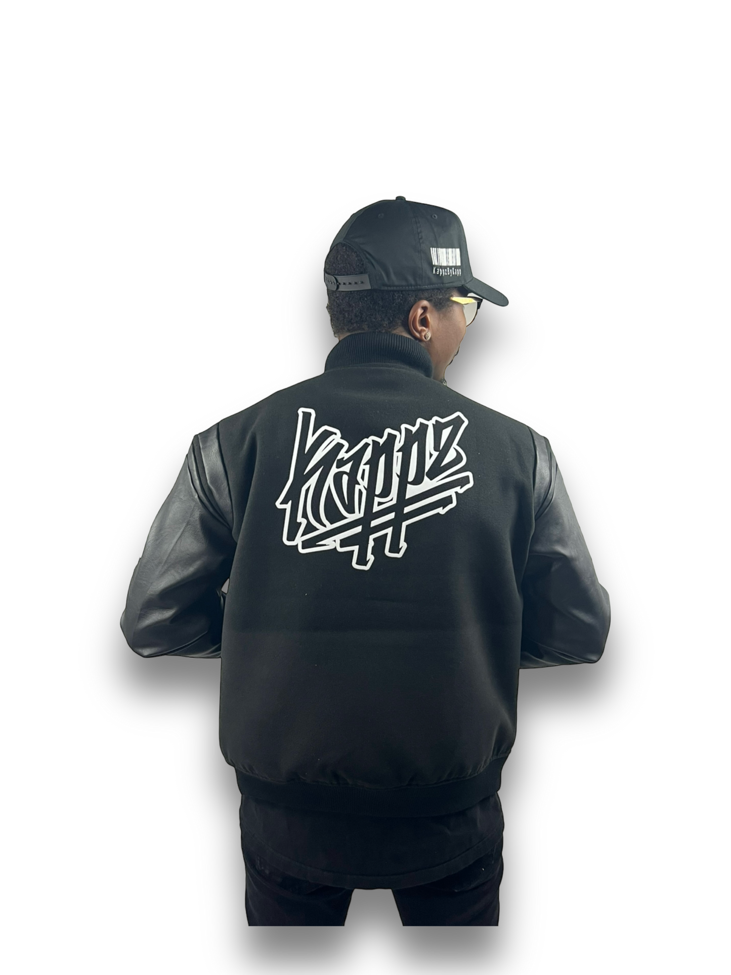 KappGodz “Culture” Kappz Varsity Jacket - Black/Black - KappGodz Apparel