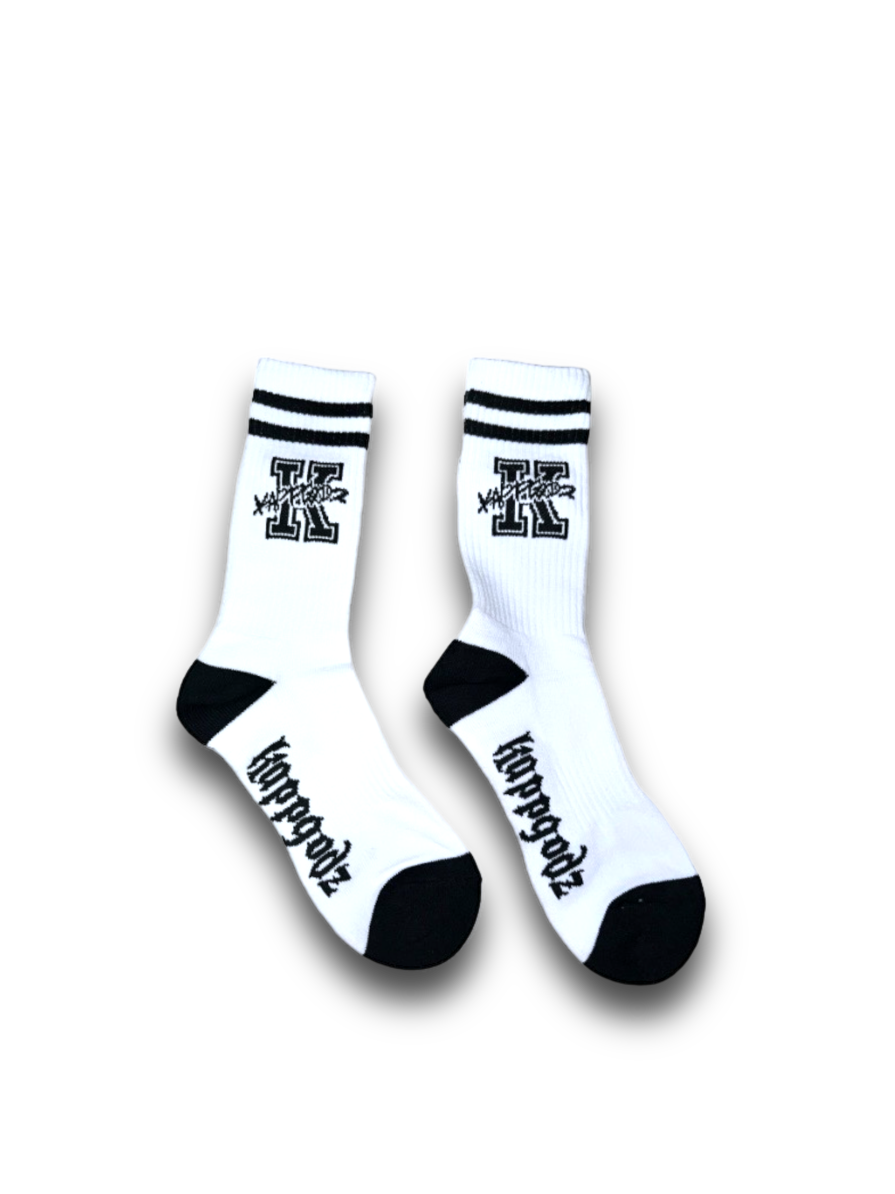 Retro KappGodz Socks - Black - KappGodz Apparel