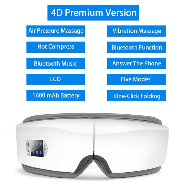 4D Smart Airbag Vibration Eye Care Massager - KappGodz Apparel