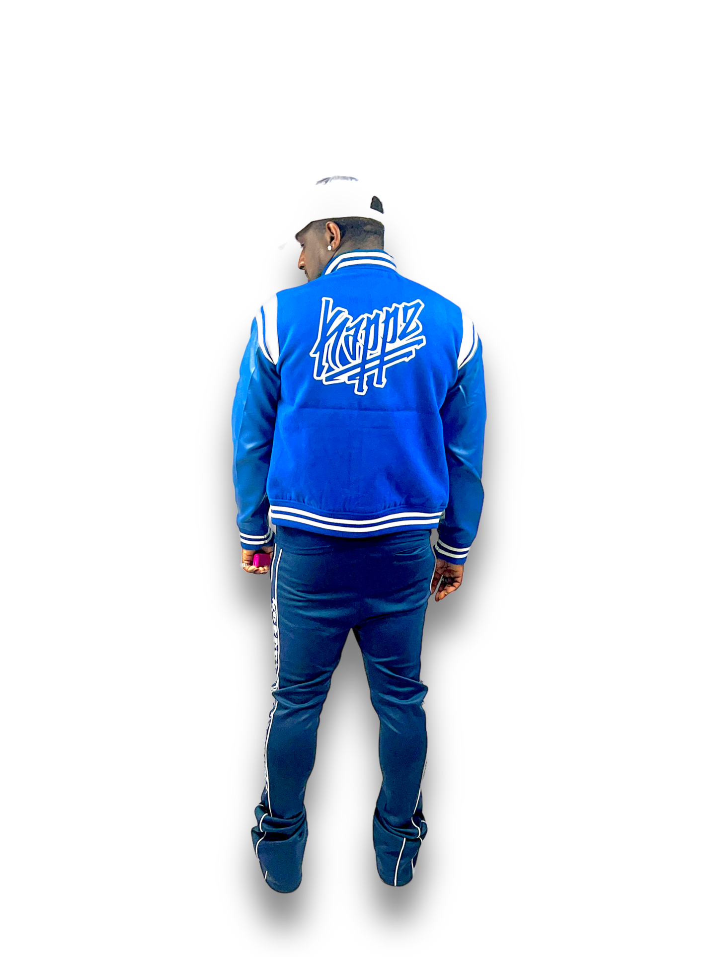 KappGodz “Culture” Kappz Varsity Jacket - Blue - KappGodz Apparel