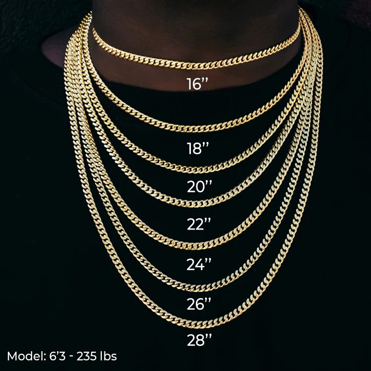 Diamond Tennis Chain in Yellow Gold- 4mm - KappGodz Apparel