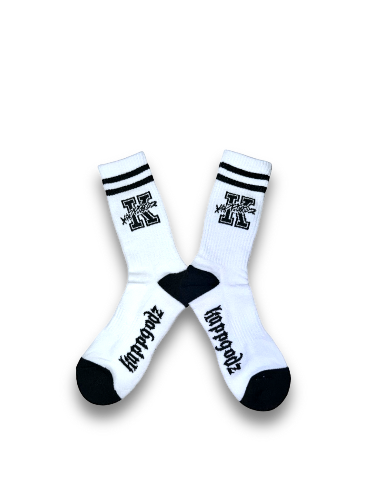 Retro KappGodz Socks - Black - KappGodz Apparel