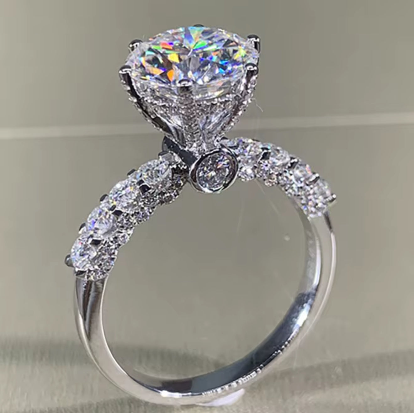 TrUe Love DLW Luxury Jewelry Anniversary Engagement Ring