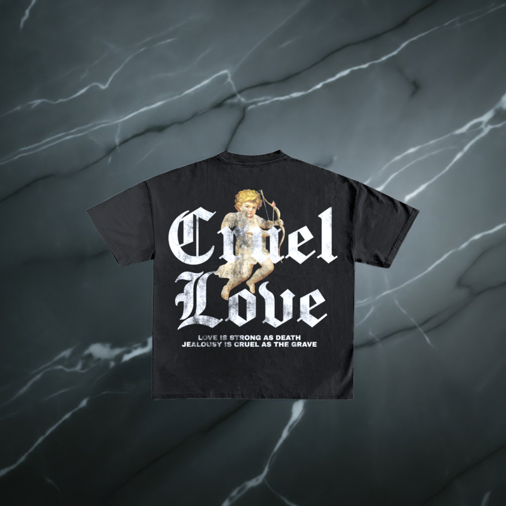 KappGodz Cruel Love T-shirt- Black