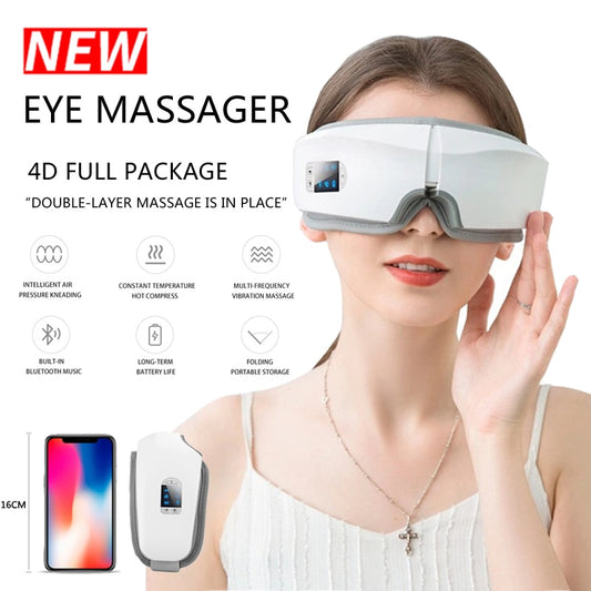 4D Smart Airbag Vibration Eye Care Massager - KappGodz Apparel